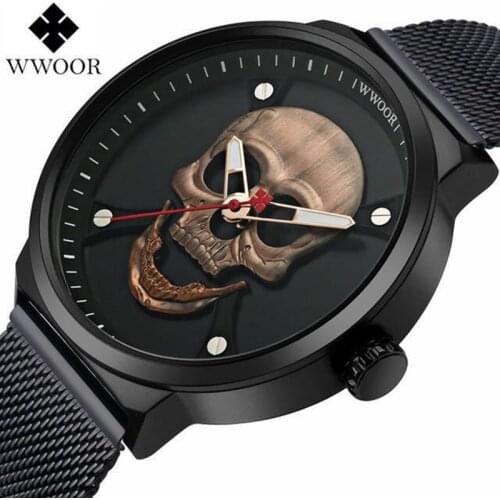 Wwoor Mens Waterproof Watch