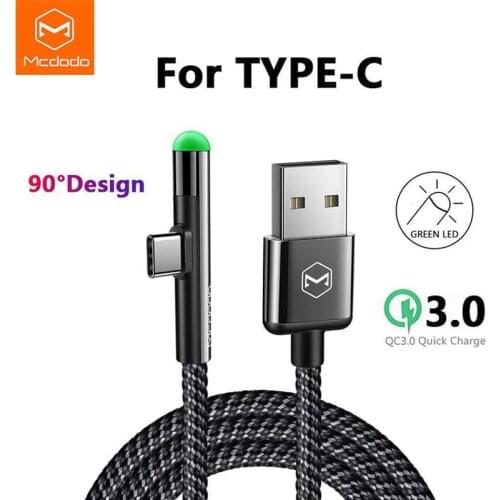 MCDODO Type C Fast Charging usb Cable Gaming Series For Samsung Huawei phone