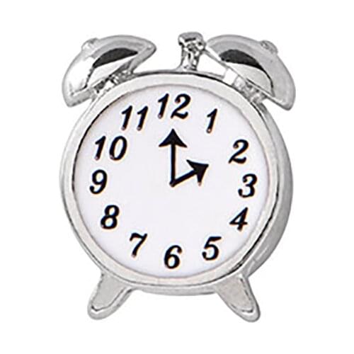 10pcs Alarm Clock Charm floating charms for Living glass locket