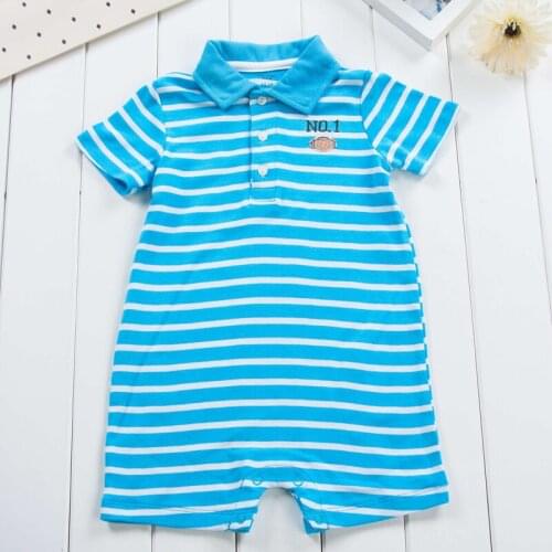 201 New Baby rompers summer baby boy clothes newborn boys short sleeve Baby clothes childrens Clothes, baby girl clothing