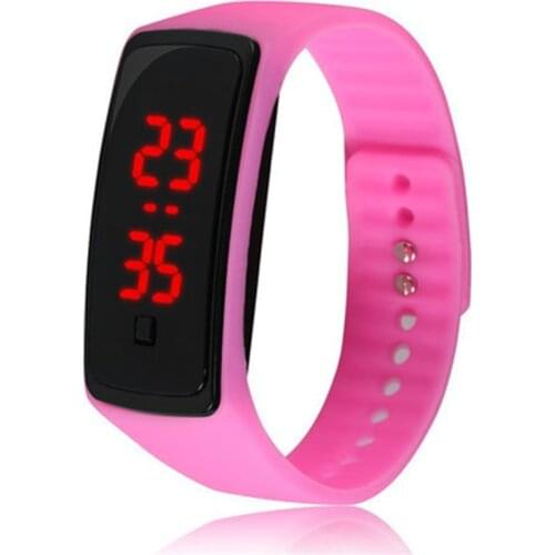 2018 explosion recommended led Bracelet two generation silicone electronic childrens boys and girls sports silicone watch