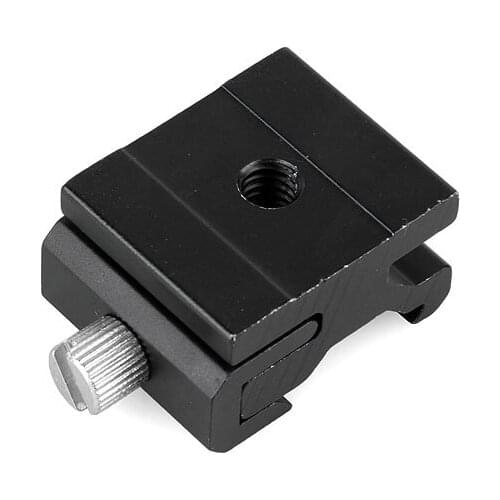 Wholesale 5pcs/lot Adjustable Metal Camera Flash Hot Shoe Mount Adapter with 1/4" Thread Screw Hole Adapter Trigger