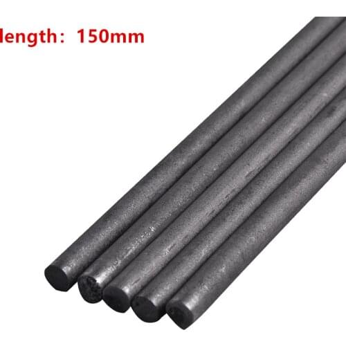 5pcs/lot 99.99% Carbon Rods 3-18mm x 150mm Graphite bar Graphite Electrode Cylinder Corrosion resistance Conductive teaching