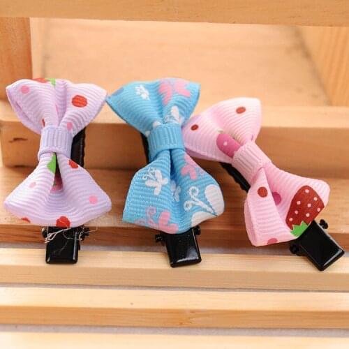 Pet accessories Pet hair clips Fresh and delicate pet bow hair clips