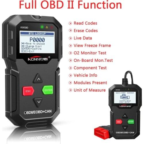 OBD2 Automotive Scanner OBD Car Diagnostic Auto Diagnostic-Tool OBD2 EOBD Scanner Support Multi-Brands Cars & Russian Languages
