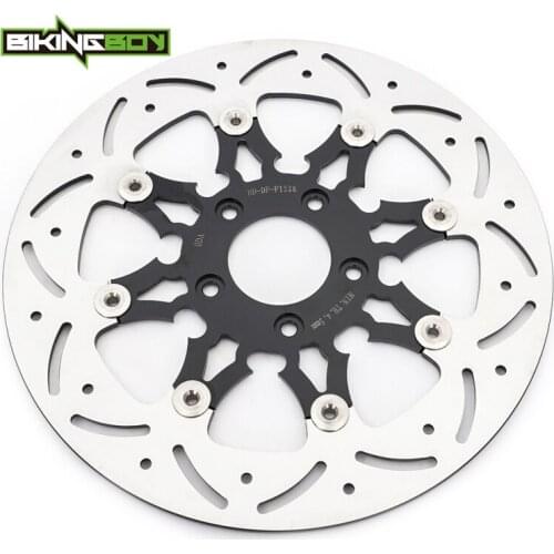 BIKINGBOY Front Brake Disc Rotor Disk FLS Slim FLSL FLTRX Road Glide FXDB Street Bob FXDWG Wide Glide Super Glide FXDC 07 08 09