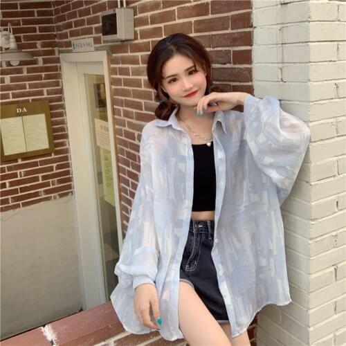 Cheap wholesale 2021 spring summer autumn new fashion casual ladies work women Blouse woman overshirt female OL BAt6024M