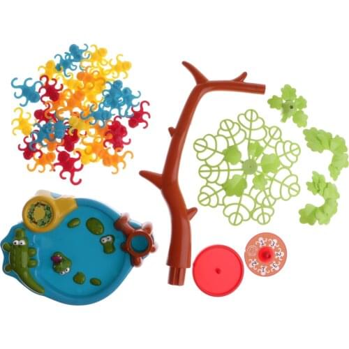 Kids Plastic Family Fun Toys Funny Board Game Monkey Tree Game - A Balancing Game with Monkeys Hanging in a Tree