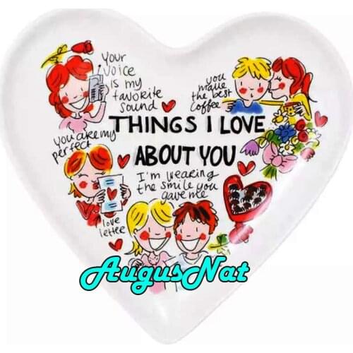 Blond amsterdam diamond painting love heart daimont embroidery cartoon daimand mosaic picture diamant painting by numbers craft