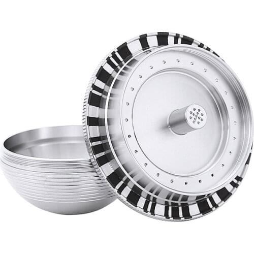 Reusable Stainless Steel Refillable Coffee Capsules Pods Tamper Filter Coffee Filter Cup With Spoon And Brush