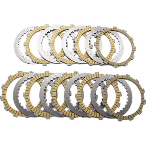 Motorcycle Clutch Friction Disc Plate Kit For Honda VF1000 FE/FF/RE/RF/RG/F2F 1984-1986 22201-MM5-000 22321-MG8-000 22321-283000