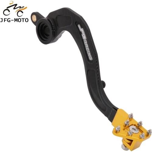 Motorcycle Aluminum CNC Foot Brake Pedal For SUZUKI RMZ250 RMZ 250 2007-2018 RMZ450 RMZ 450 2005-2007 Dirt Bike