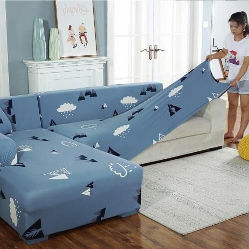 Elastic Waterproof Sofa Cover Set Modern Sofa Covers for Living Room Pets Armchair Corner Couch Cover Corner Sofa Cover Straight