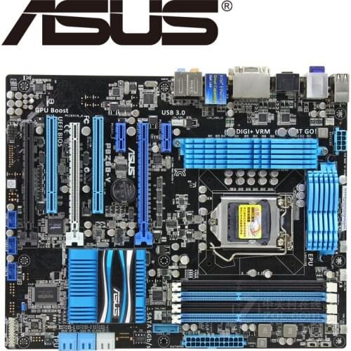 Asus P8Z68-V Desktop Motherboard Z68 Socket LGA 1155 i3 i5 i7 DDR3 32G ATX UEFI BIOS Original Used Mainboard On Sale