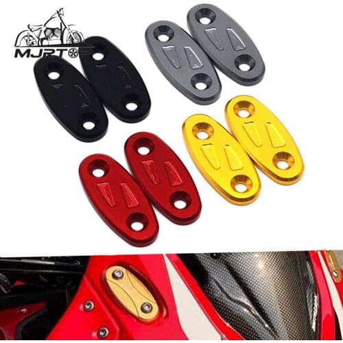 New Motorcycle Rear Mirror Cover Windscreen Mirror Driven Eliminators Cap For Honda CBR650R CBR650F CBR500R CBR300R CBR250R