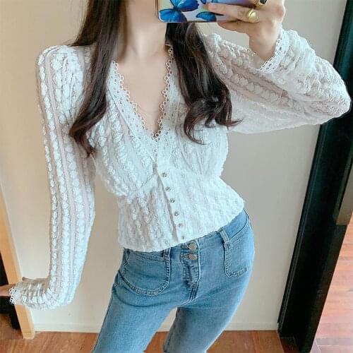 Qingerant Lace Blouses