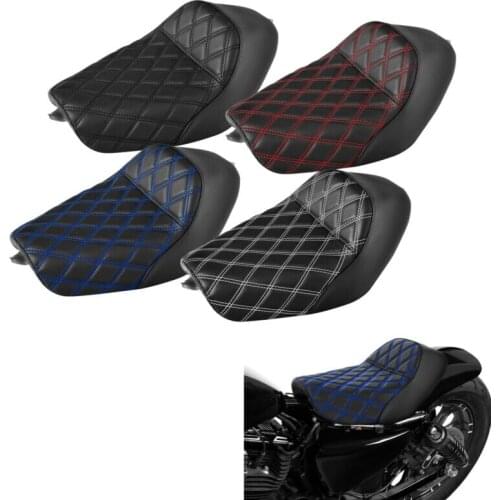 Motorcycle Driver Solo Seat Cushion Fit For Harley Sportster XL 883 XL 1200 2010-2020
