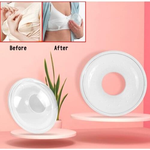 Silicone Breast Correcting Shell Baby Feeding Milk Saver Protect Sore Nipples Reusable Nursing Collector Shell Pads For Maternal