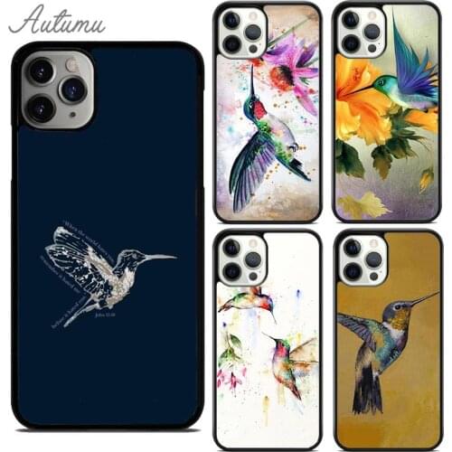 Holy Hummingbird Phone Case for iPhone 11 12 Pro Max mini X XR XS SE 2020 5 6S 7 8 Plus Samsung Galaxy S8 S9 S10 Cover shell