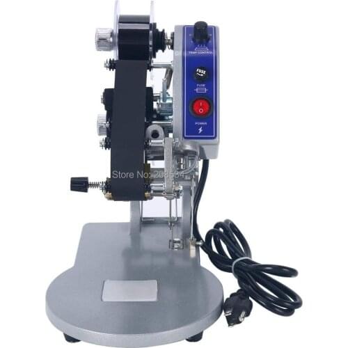 Dy-8 Direct Thermal Foil Stamp Printer Coding Machine Date Ribbon Coder Hand Operated Hot Stamp Printer Coding Machine