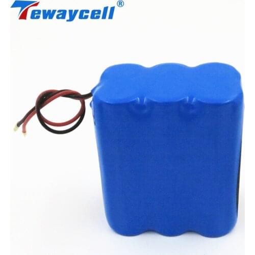 Tewaycell High Quality Rechargeable 12V 4400mAH 18650 Lithium Ion Battery Pack with 12v 2A Charger