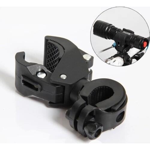 360 degree rotating bicycle flashlight fixed bracket 1.8CM-3.8CM diameter bicycle equipment accessories