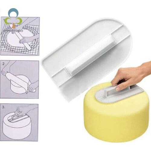 1Pcs DIY Baking Tool Cream Fondant Cake Screed Cake Surface Cream Smoothing Tool Smoother Mould LXX