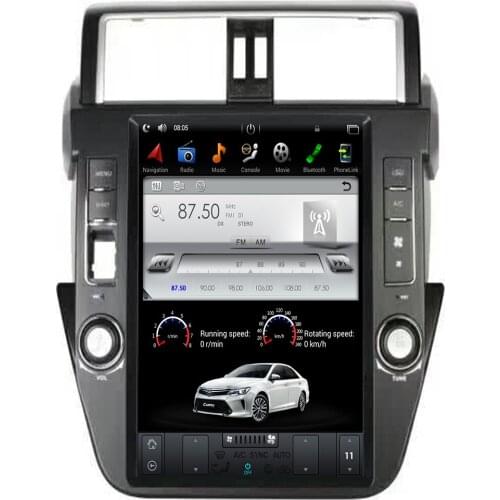 2G+32G 12.1" Android Car GPS Navigation DVD Player for Toyota Land Cruiser Prado 150 2014-2018 Tesla Vertical Screen Headunit