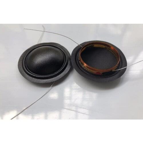 2 pieces ID: 26mm silk diaphragm dome 4 ohm Tweeters loudspeaker speaker voice coil