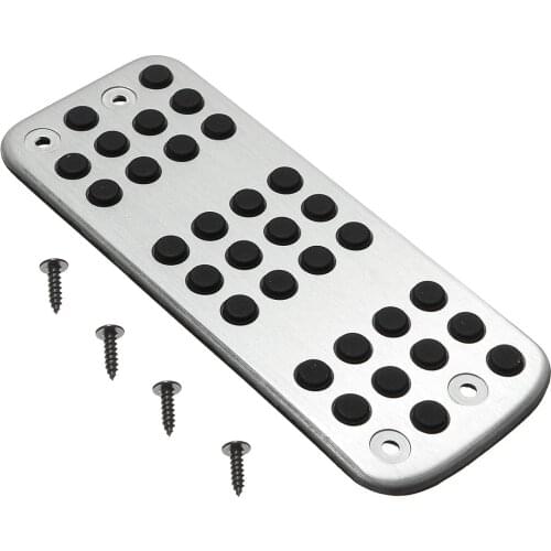 Aluminum Car Foot Rest FootrestPlates Pedal Pad Cover Non Slip For Peugeot 206 206CC 207 Left Handle Driver