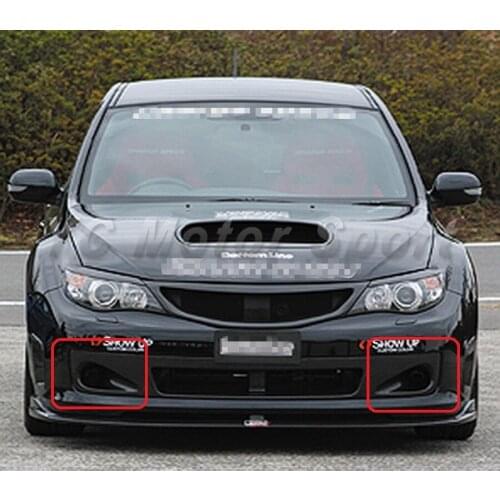 Car Accessories Carbon Fiber CS Style Brake Ducts Fit For 2008-2012 Impreza GRB STI Hatchback OEM Front Bumper Side Ducts