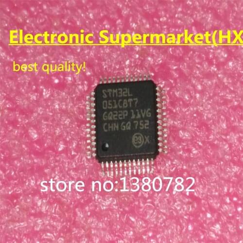 Free Shipping (2pcs-10pcs) STM32L051C8T6 STM32L051C8T7 STM32L051 LQFP-48 IC In stock
