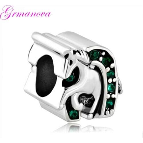 Beads Jewelry Making Bracelet Jewelry Pendant Circus Horse Equestrian Performance Charm Beads Fit Pandora Necklace bracelet