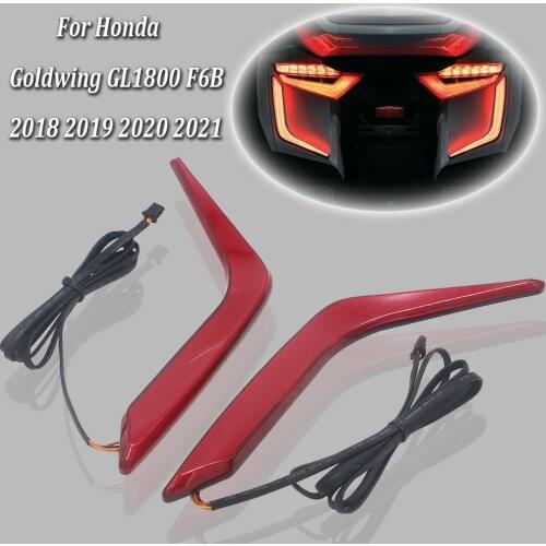 For Honda Gold Wing GL 1800 F6B 2018 2019 2020 2021 Decorative Turn Signal Motorcycle GL1800 LED Rear Saddlebag Accents Lights