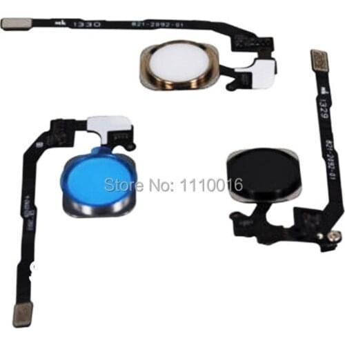 White Black Gold For iPhone 5S home button flex cable original and new 1 piece 3 colors free shipping