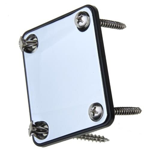 Chrome Elecctric GUITAR Neck Plate With Screws For Guitar