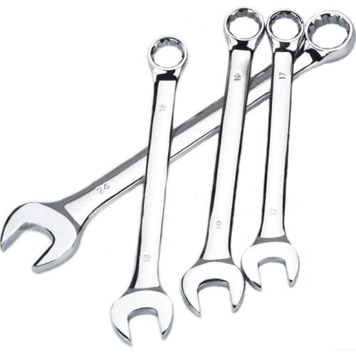 1pc 6-32mm Open Box End Combination Wrench Chrome Vanadium Opened Ring Combo Spanner Household Car Repair Metric Hand Tools