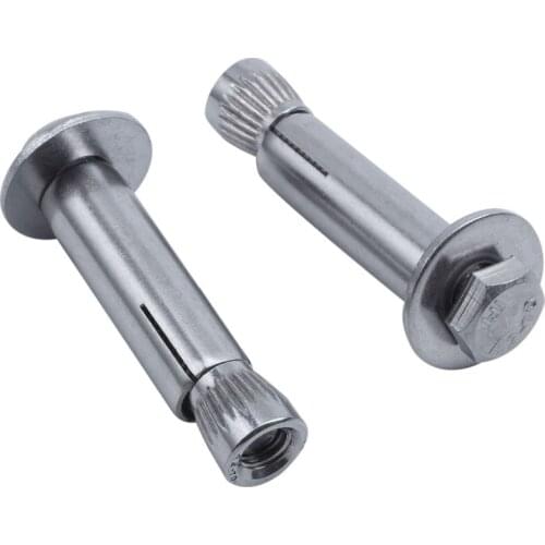 M6x40mm Repair Part Hex Head Sleeve Expansion Bolt Anchor Screws 5Pcs