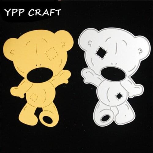 YPP CRAFT Bear Metal Cutting Dies for DIY Scrapbooking/Card Making/Kids Fun Decoration Supplies