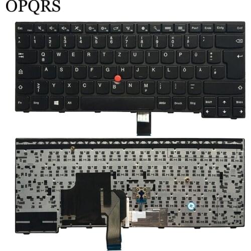 New german keyboard For Lenovo Thinkpad Edge E450 E455 E450C W450 Black GR laptop keyboard no backlight