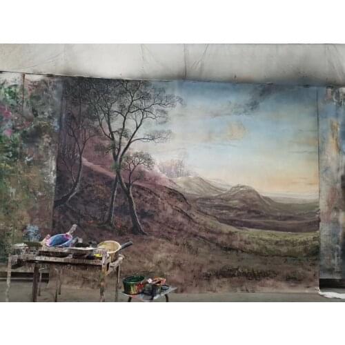 Newest 10ft x20ft Hand Painted muslin backdrop, natural backdrop,wedding background, customized photography scenic backdrops