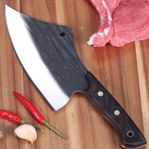 Chop Bone Knife Handmade Forged Sharp Kitchen Knife Stainless Steel Chef Knives For Chopping Chicken Duck Bone Meat Cleaver