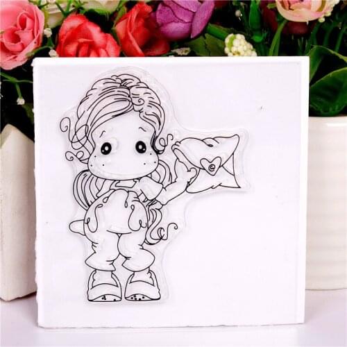 Yulan bag Transparent Clear Stamps Silicone Seals for DIY scrapbooking photo album Card Making