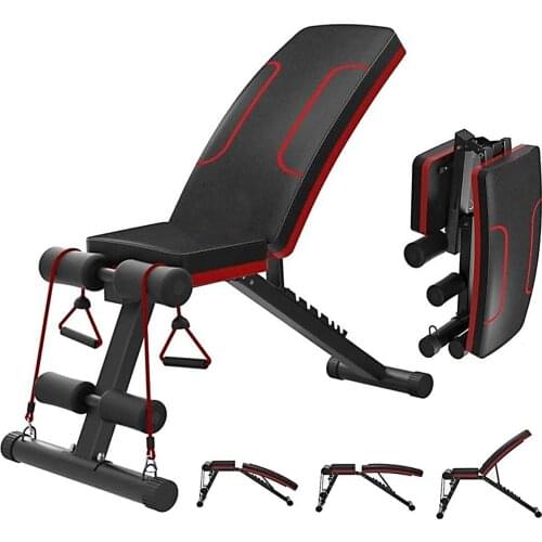 NEW Household Fitness Workout Gym Exercise Training Equipment Indoor Fitness Foldable Fitness Stool Dumbbell Bench Sit Up Stool