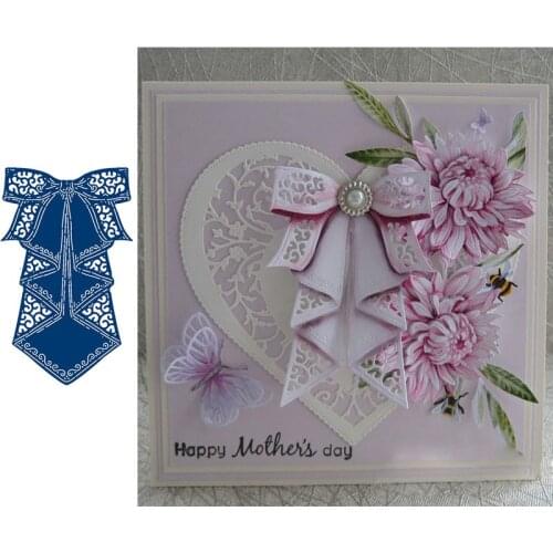 Waterfall Bow Metal Cutting Dies Stencils for DIY Scrapbooking Album Stamp Paper Card Embossing New 2019 Die Cut