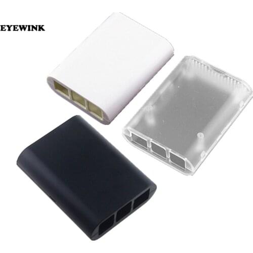 10pcs Raspberry Pi 3 3B 3B+ Black Case Cover Shell Enclosure Box ABS box
