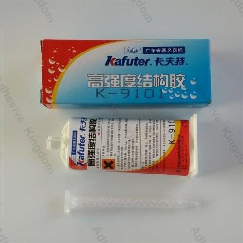 2pcs 50g K-9101 Kafuter AB glue epoxy structural adhesive transparent strong glue