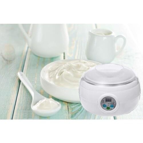 220V 1.5L White Electric Automatic Yoghurt Maker Rice Wine Natto Cuisine Container Yogurt Maker Kitchen Appliance