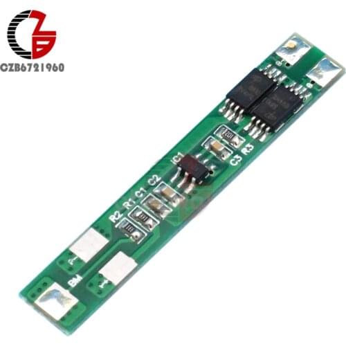 2S 7.2V 6A Dual MOS Polymer Lithium Battery Protection Board Li-ion Battery Protector Module for dual 18650 Battery BMS
