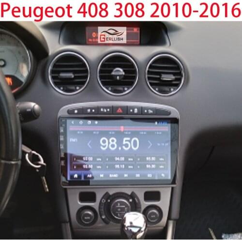 For Peugeot 408 308 308SW 2010-2016 Android Auto Autoradio Bluetooth Apple Carplay Wireless Car Audio Radio 1 Din Gps Coche Wifi